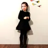 Jackor 2023 Vinter varm ull överrockjacka kappa förtjockade flickor 1-6 år gammal beibei koreansk version mode barnkläder