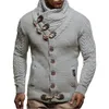 Maglioni da uomo MINDYGOO pull en tricot avec personnalise pour hommes col a gros boutons haute qualite vente en gros 231205