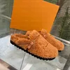 Women Women Sunset Comfort Flat Mule Slippers مصمم أزياء أنماط الشتاء الشتوية غير الرسمية