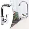 Robinets d'évier de salle de bains, mitigeur froid chromé, robinet Durable, lavabo pivotant en argent poli, corps en alliage de Zinc de marque