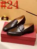 40model New Brown Men Designer Dress Shoes Loafers Round Toe Slip-on Spring Automne Chaussures de mariage noir