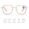 Sunglasses Ladies Oversized Anti Blue Light Reading Glasses Fashion Anti-radiation Presbyopia High Definition Far Sight Eyewear