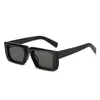 نظارة شمسية Y2K جديدة للرجال النساء العصرية Sun Glasses Goggle Man Designer Square Square Eyewear 230920