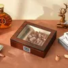 Guevara Cedar Wood Cigar Travel Humidor Box Portable Case Humidifier Hygrometer Sigaren For Men