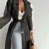 Women's Trench Coats Women Mesh Jacket Puff Sleeve Sunscreen Shirt Lace Up Summer Thin