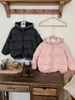 Down Coat Korean Ins Winter Kid Girls Jacket White Duck Thicked Warm Baby Girl Puffer mångsidig barn Ytterkläder