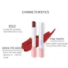 Lipstick 4pcsBox Cigarette Shape Matte Waterproof Matt Longlasting Smoke Tube Velvet Lip Tint Set 231207