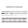 New Boat Fishing Rods Baitcasting Spinning Fishing Rod 1.8m 2.1m UltraLight Carbon Fiber Rod Pole 3Section with EVA Handle Fishing Tackle Pesca