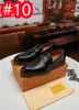 40 Style Top Designers Chaussures Hommes Mode Mocassins En Cuir Véritable Hommes Bureau D'affaires Travail Robe Formelle Chaussures Marque Designer Fête De Mariage Chaussure Plate TAILLE 38-46