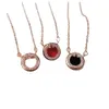 Ism – collier classique, bijoux en T plaqué or incrusté de diamant, bague ronde fritillaire, pendentif en calcédoine rouge