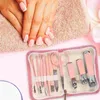 Nail Art Kits Clipper Kit Profissional Clippers Homens Manicure Grooming Cuidados de Aço Inoxidável Ternos Masculinos