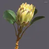 Decorative Flowers Simulation High Quality Protea Cynaroides Home Living Room Dining Table Decoration Artificial False Simulated Plants