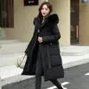 Damen-Trenchmäntel, Daunenparka, Damen-Gürtel-Schlankheitsjacke für lange Knielänge mit verdickter Wärme und modischem Mantel 875qs