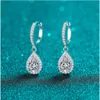 Boucles d'oreilles goutte d'eau pour femmes, en argent Sterling 925, diamant Moissanite, Vvs, vente en gros, offre spéciale