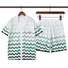 القمصان المصممة الفاخرة للرجال أزياء هندسية طباعة البولينج قميص هاواي الأزهار القمصان غير الرسمية للرجال رفيع النحافة تنوع الأكمام قصيرة متنوعة