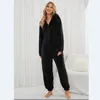 Mulheres Robe Moda Onesies Fleece Pijamas Geral Plus Size Hood Define Pijamas para Mulheres Adulto para Inverno Pijamas Quentes Mulheres S-5XL 231206