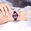 Relógios de pulso retro redondo quartzo moda dial casual relógios de pulso inoxidável cinta líquida relógio elegante à prova dwaterproof água relógio de pulso para mulher