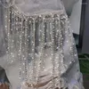 Dżinsy damskie 2024 Summer Rubled Krótkie kobiety Diamond Tassel Y2K Casual Bottom dla damskich dżinsowych szorty Ubranie Kobieta