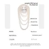 Hochzeit Schmuck Sets ZAA Imitation Perle Choker Halskette für Frauen Mehrschichtige Luxus Perlen Perlen Ketten Quaste Kragen 2023 Trend 231207