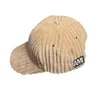 Cappellini 2021 berretti da baseball rigidi Veet alla moda francese AMI a righe spesse per donna in autunno e inverno
