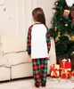 Abiti coordinati per la famiglia Natale Cartoon Stampa Abbigliamento Pigiama Set per bambini adulti Pigiama da notte carino Pigiama da notte 231207