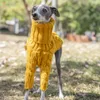 Dog Apparel Warm Autumn Pet Sweater Stylish Turtleneck Italian Greyhound Clothes Whippet Clothing 231206