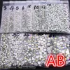 Nail Art Decoraties Super Glitter ss3ss50 Crystal AB Flat Back Non Fix Nail art Strass 3D Glas Nail Art Decoraties Garment Mix Strass 231207