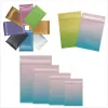 100 шт. цветной герметичный пакет, прочный мешок на молнии из алюминиевой фольги, экологически чистые пластиковые пакеты для длительного хранения продуктов, двухсторонние цветные