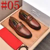 24Modello di vendita calda coccodrillo scarpe tacco da uomo in pelle formale marrone uomo mocassini designer scarpe eleganti moda uomo scarpe casual Zapatos Hombre 2024