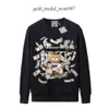 Moschino de högsta kvaliteten för mäns hoodies tröjor Moschino grafisk tryck perfekt överdimensionerade höstkvinnor designers rund hals lång 330