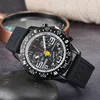 Модные брендовые наручные часы мужские мужские многофункциональные с силиконовым ремешком кварцевые часы BR 11 с коробкой и сапфировым стеклом Orologio