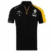 T-shirts 2023 Été Nouveau F1 Renault Racing Costume Hommes Séchage rapide Chemise à manches courtes Col Polo Sweatwicking Moto Mjnb