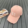 Diseñador Sombrero de béisbol para mujer sombrero de diseñador Moda hombres gorras de béisbol sombreros ajustados carta verano snapback sombrilla deporte bordado playa sombreros de lujo regalo