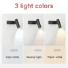 Wall Lamp Living Room LED Spotlight Bedroom Bedside Foyer Reading Light With Switch Aisle Corridor Home Indoor Decor Sconce