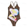 Uma peça de banho com decote em v halter bikini designer feminino biquíni estilo retro maiô verão alta qualidade banho 3 estilos