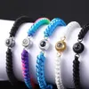 Charm Bracelets Projection Jewelry Braided Rainbow Couple Bracelet Personality Po Steel Projection Bracelet For Women Gift 231206