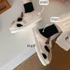 Slippers Milk Cow Cotton Women Winter Warm Shoes Cute Girl Plush Lining Indoor Slides Platform High Top Snow Boots Home