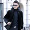Men's Jackets Autumn And Winter Faux Fur Coat Korean Fashion Slim Clothing Brown Fluffy Warm Casual Male Top Thermal Jacket LOOSE 231207