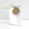 Cadeau cadeau 5 pcs rétro européen kraft papier boîte fête bricolage bonbons cookie sac de mariage douche emballage décoratif