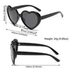 Sunglasses Vintage Candy Color Women's Fashion Party Glasses Love Heart-shaped Sun Polarized Heart