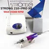 Nagelkunstapparatuur Strong 210 PRO XII Nagelboor 65W 35000 Machinesnijders Elektrische manicure-nagelboor Frees-manicuremachine Nagelvijl polijsten 231207