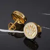 Orecchini con diamanti coltivati in laboratorio di alta gioielleria in argento sterling placcato oro Vvs Moissanite Stud