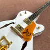 カスタムショップ、335Bigsby Tremoloシステム、Fホール、ゴールドアクセサリー、無料配達