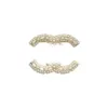 Designer Brooch Diamond Pearl Small Fragrant Wind Letter Brooch Temperament Versatile Classic Suit Coat Accessories Tide