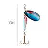 Betar lockar Lushazer Fishing Spinner Bait 9g Spoon Lure Metal Baits Treble Hook Isca Artificial Fish Wobbler Feeder Carp Spinnerbait 231207