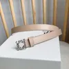 Fashion designer Belt Women Design Thin Waist Belts for Men Womens Width 2.5cm smooth buckle Genuine Cowhide 6 Style Optional High Quality belt with box