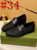 40model Casual Designer Chaussures de commerce Hommes Fashion Formal Oxfords Habe masculine Flats élégants Méniage pour les chaussures de mariage Logon