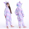 Pyjamas d'hiver Noël enfant licorne pyjamas stitch panda grenouillère pyjamas pour garçons filles animaux vêtements de nuit pyjamas enfants pijama 231202