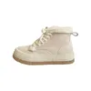 Scarpe eleganti Scarpe con suola spessa Stringate Casual High Top Canvas Thermal Wool Plush Board 24103 231207