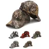 Bandanas PC Chapeau de camouflage en plein air Casquettes de baseball Marron Tactique Militaire Armée Camo Casquette de chasse Chapeaux Sport Cyclisme pour hommes adultes